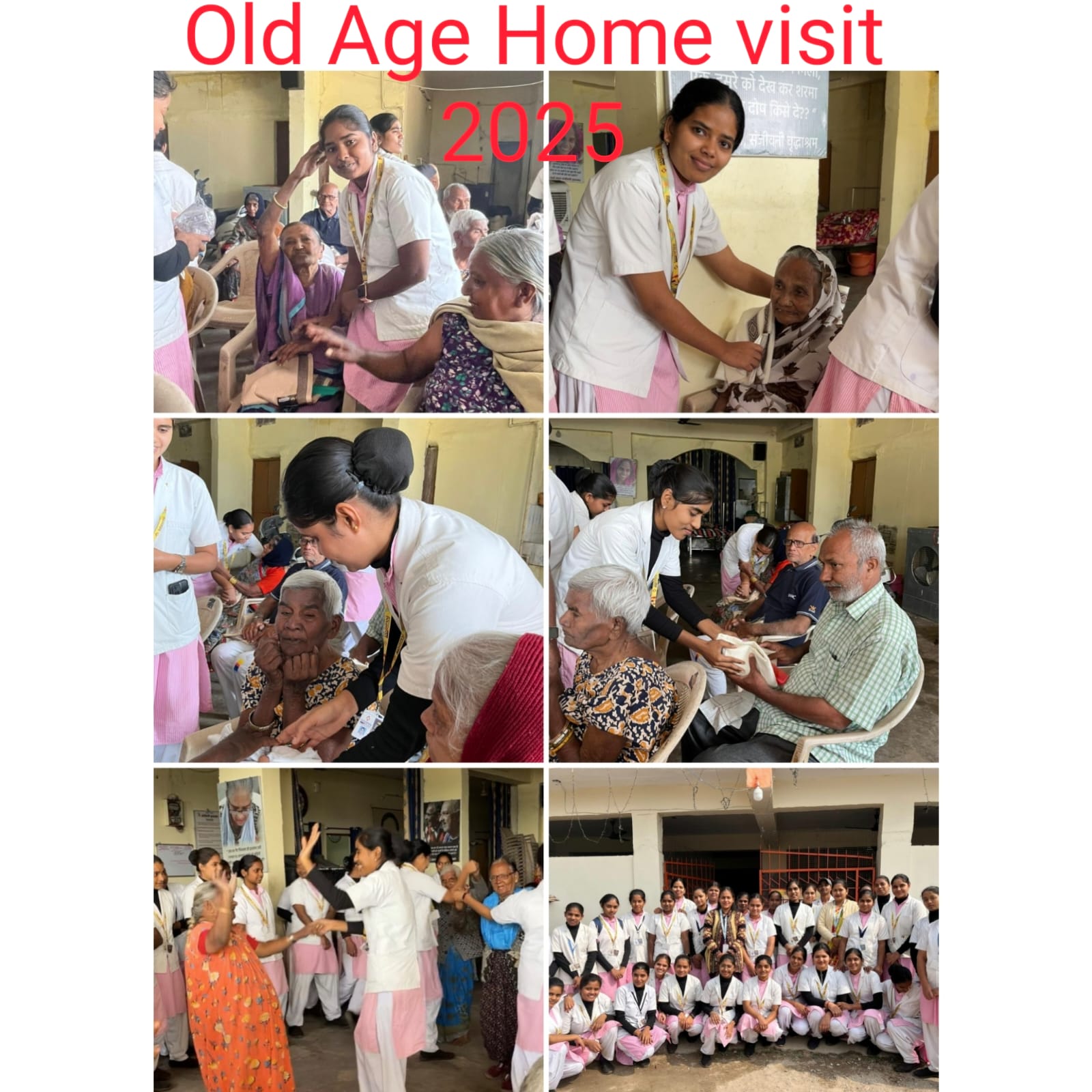 Visit to Old Age Home, Gudhiyari Raipur