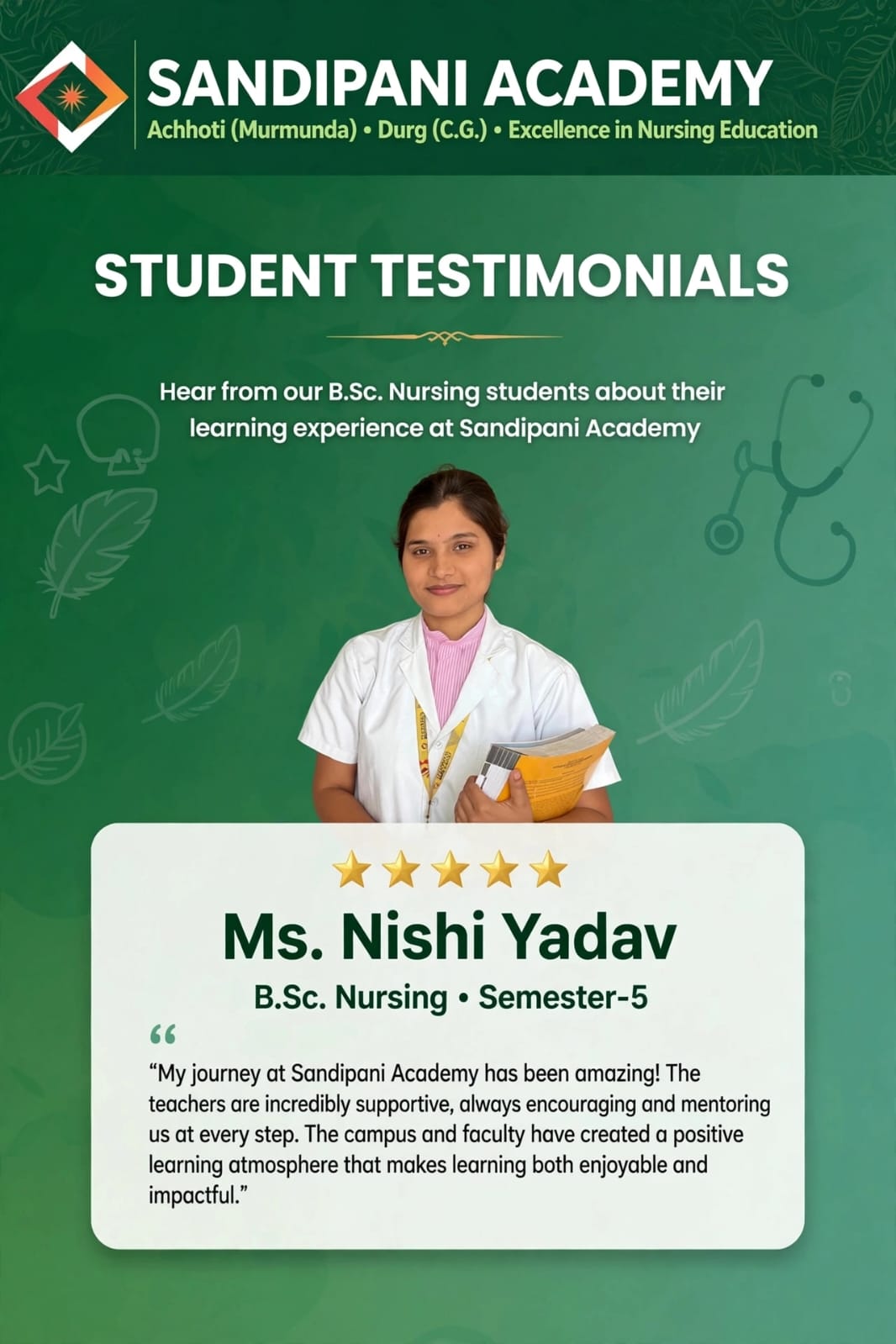 Ms. Nishi Yadav